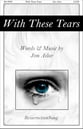 With These Tears SATB choral sheet music cover